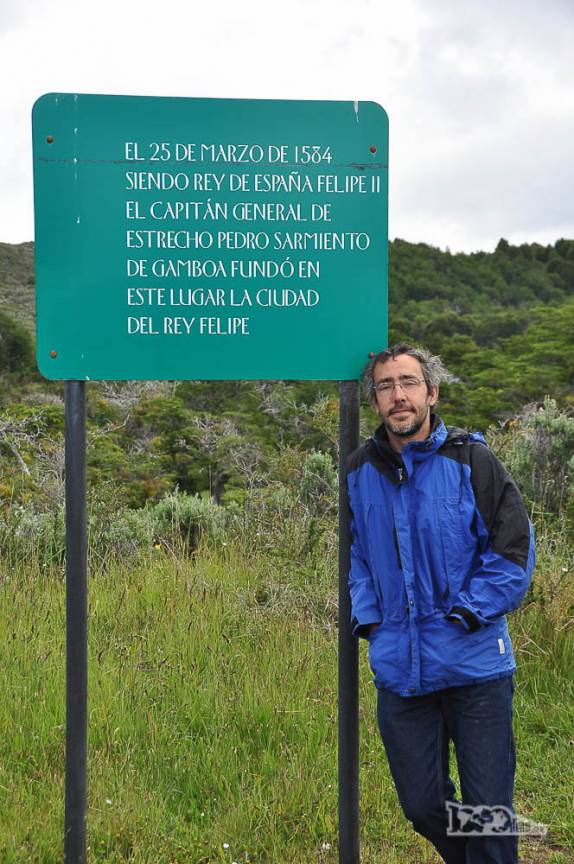 Visita ao local do antigo povoado de Rey Felipe, 60 kms ao sul de Punta Arenas, no extremo sul do Chile